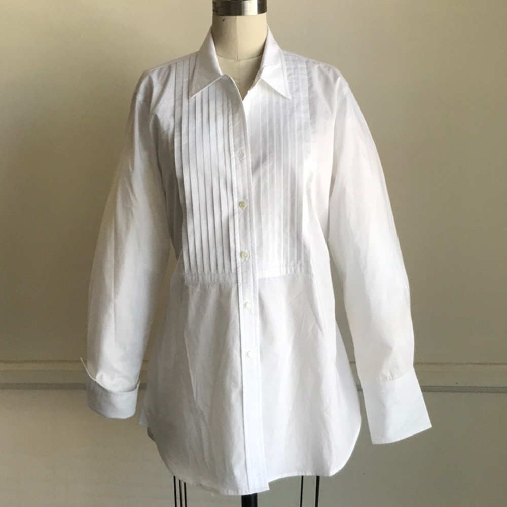 Fitted Tuxedo Shirt